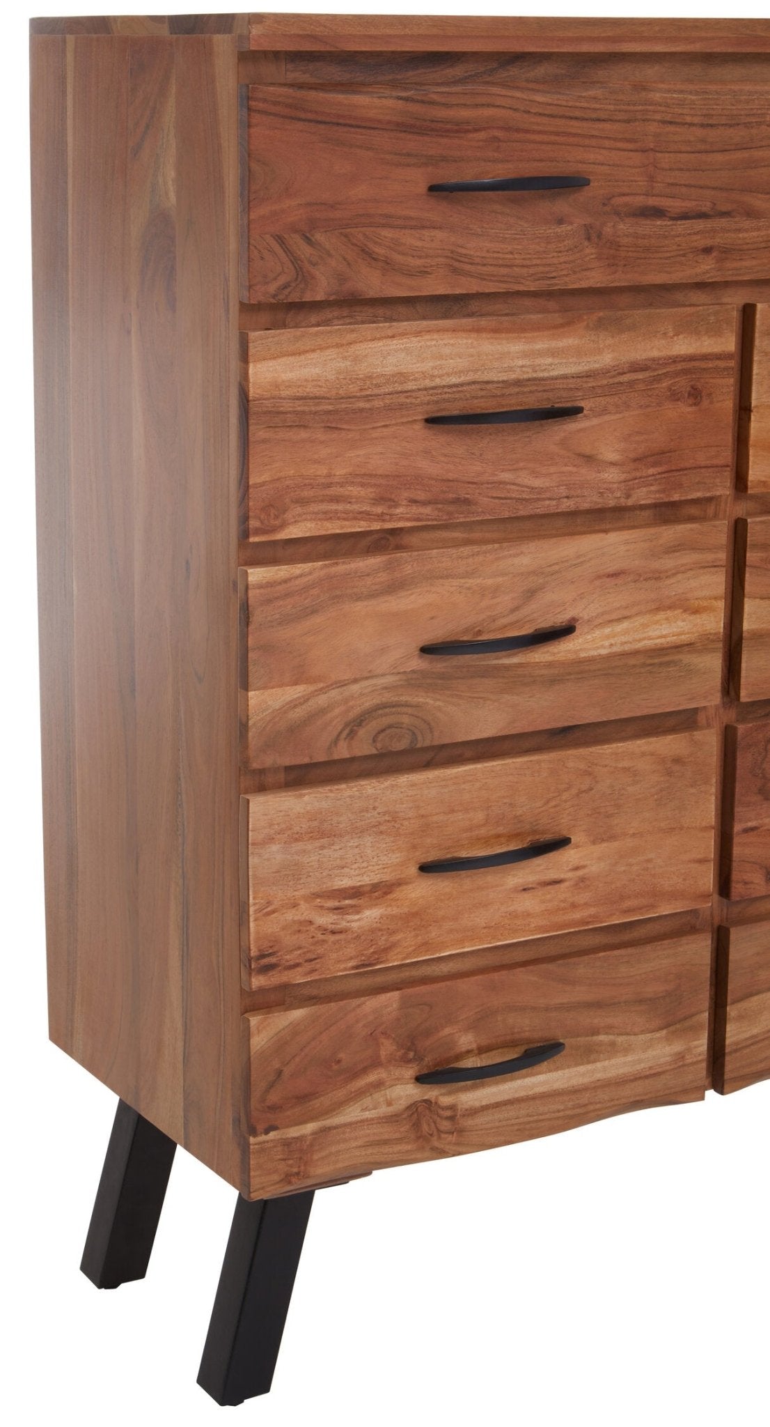 Nashik 9 Drawer Acacia Chest | Luxury Home Accessories | Heulog Glow