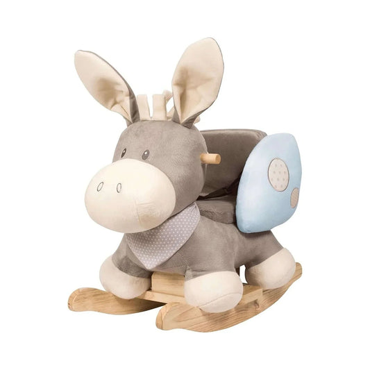 Nattou Cappuccino Donkey Rocker | Luxury Home Accessories | Heulog Glow