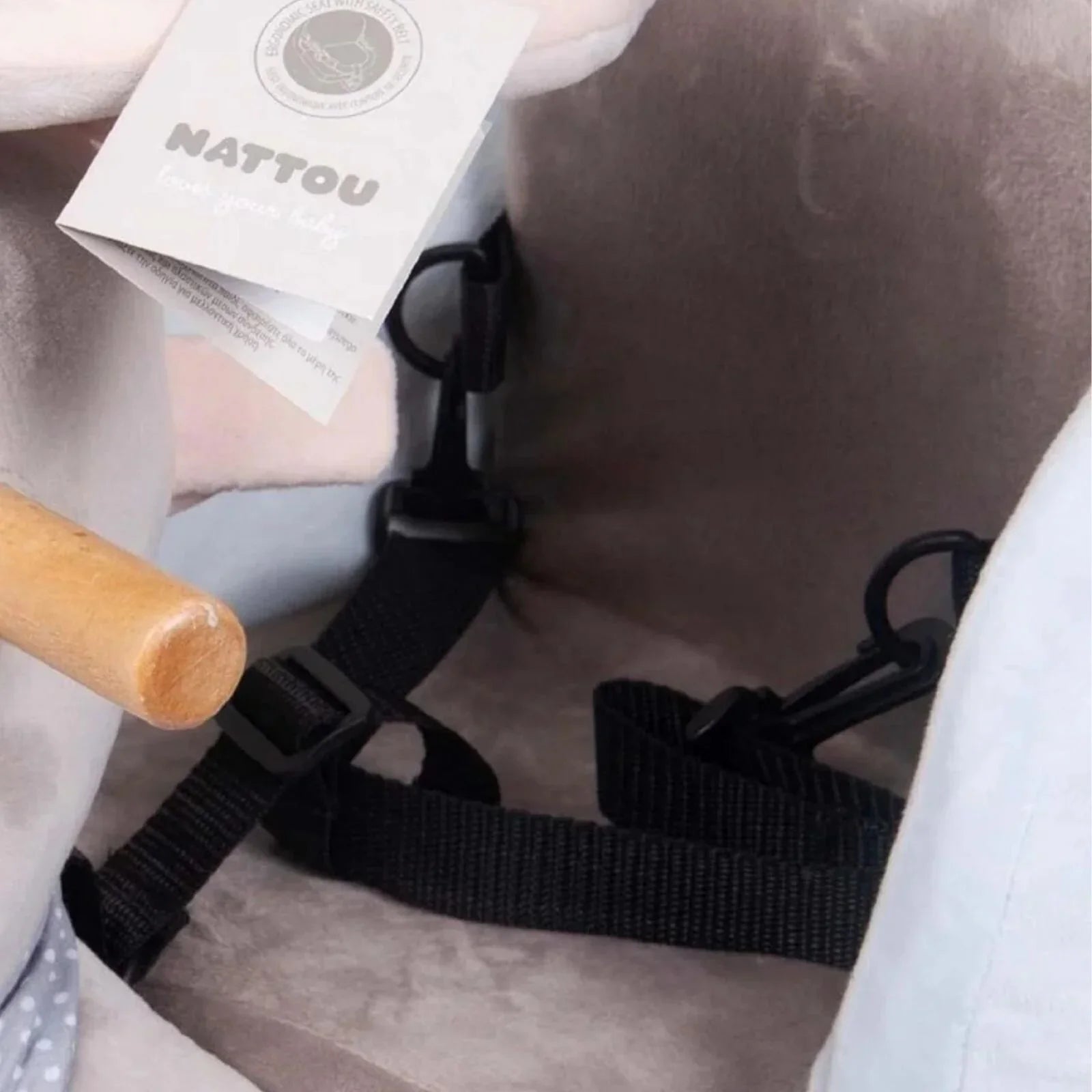 Nattou Tembo Cotton Elephant Rocker | Luxury Home Accessories | Heulog Glow