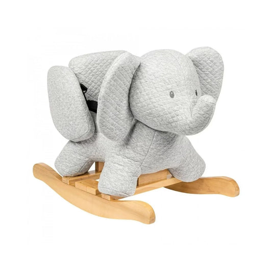Nattou Tembo Cotton Elephant Rocker | Luxury Home Accessories | Heulog Glow