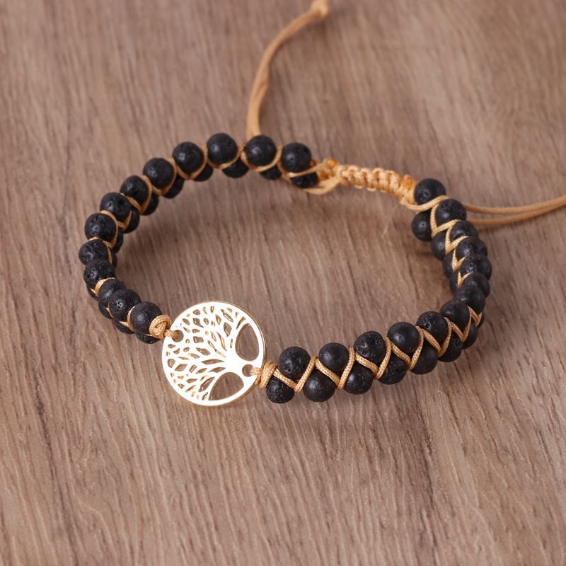 Natural Agate Beads, Hand-woven Yoga Friendship Lover Bracelet | Luxury Home Accessories | Heulog Glow