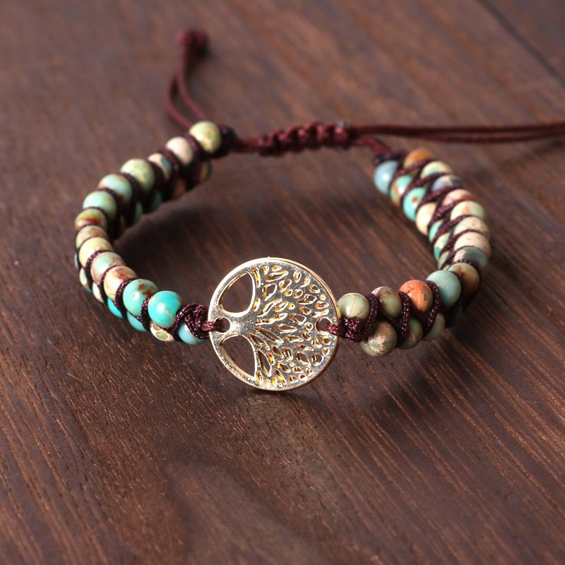 Natural Agate Beads, Hand-woven Yoga Friendship Lover Bracelet | Luxury Home Accessories | Heulog Glow