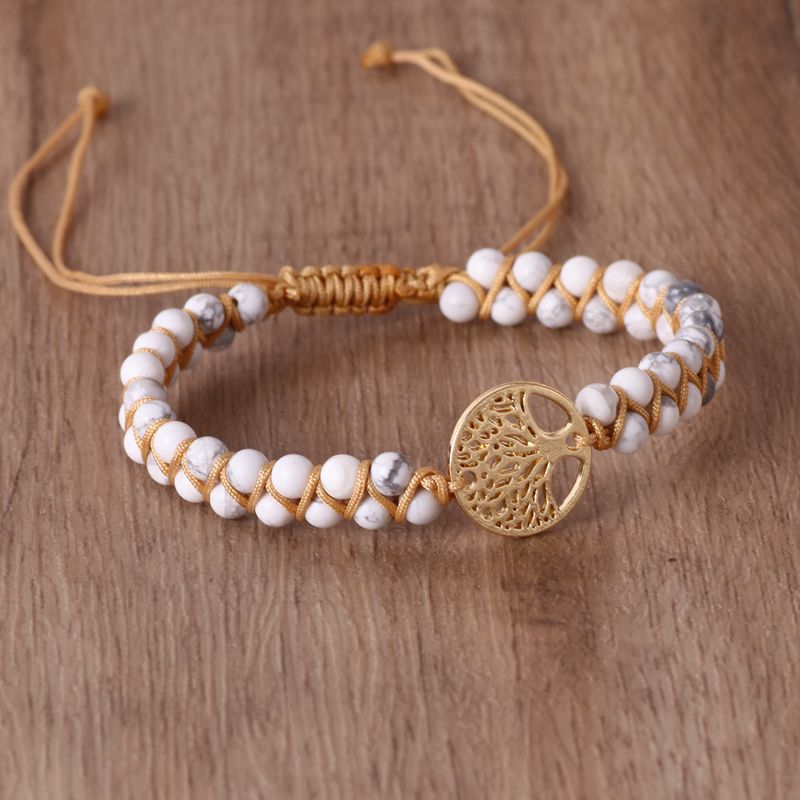 Natural Agate Beads, Hand-woven Yoga Friendship Lover Bracelet | Luxury Home Accessories | Heulog Glow