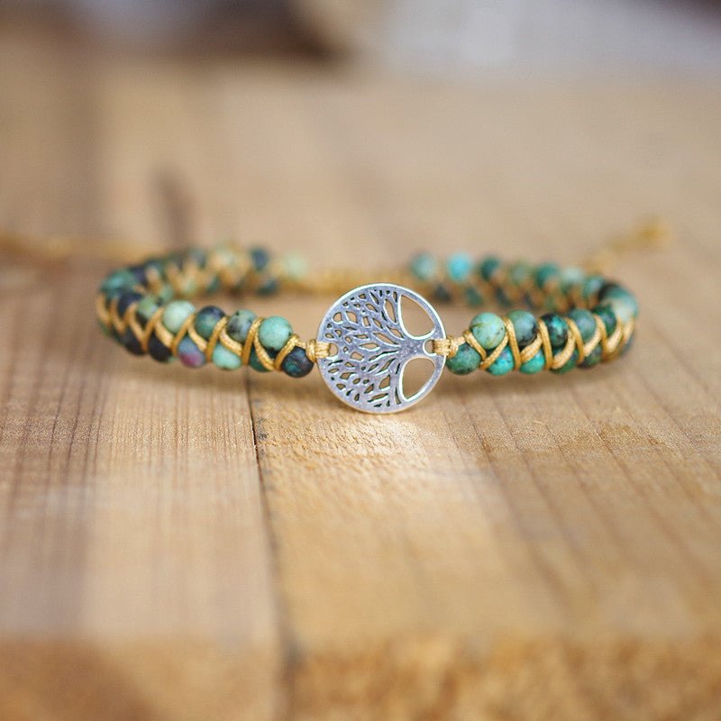 Natural Agate Beads, Hand-woven Yoga Friendship Lover Bracelet | Luxury Home Accessories | Heulog Glow