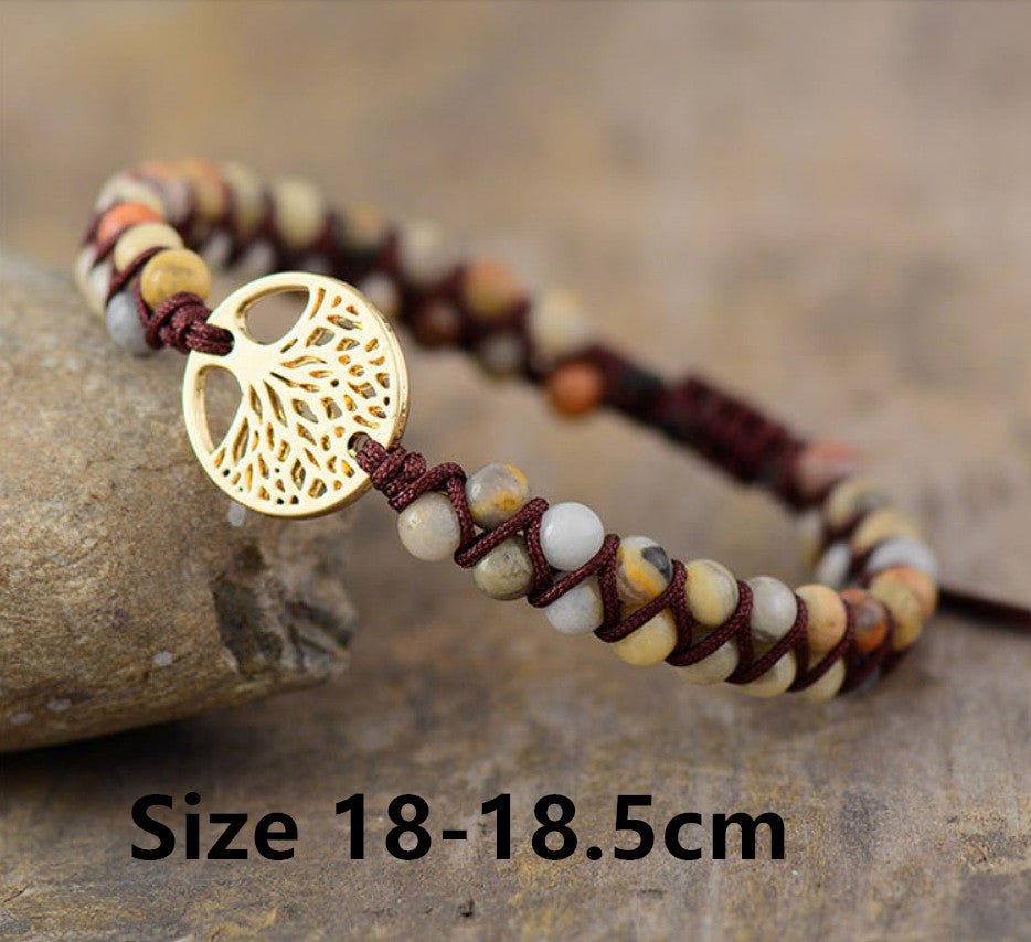 Natural Agate Beads, Hand-woven Yoga Friendship Lover Bracelet | Luxury Home Accessories | Heulog Glow