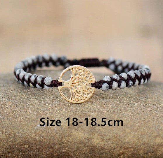 Natural Agate Beads, Hand-woven Yoga Friendship Lover Bracelet | Luxury Home Accessories | Heulog Glow