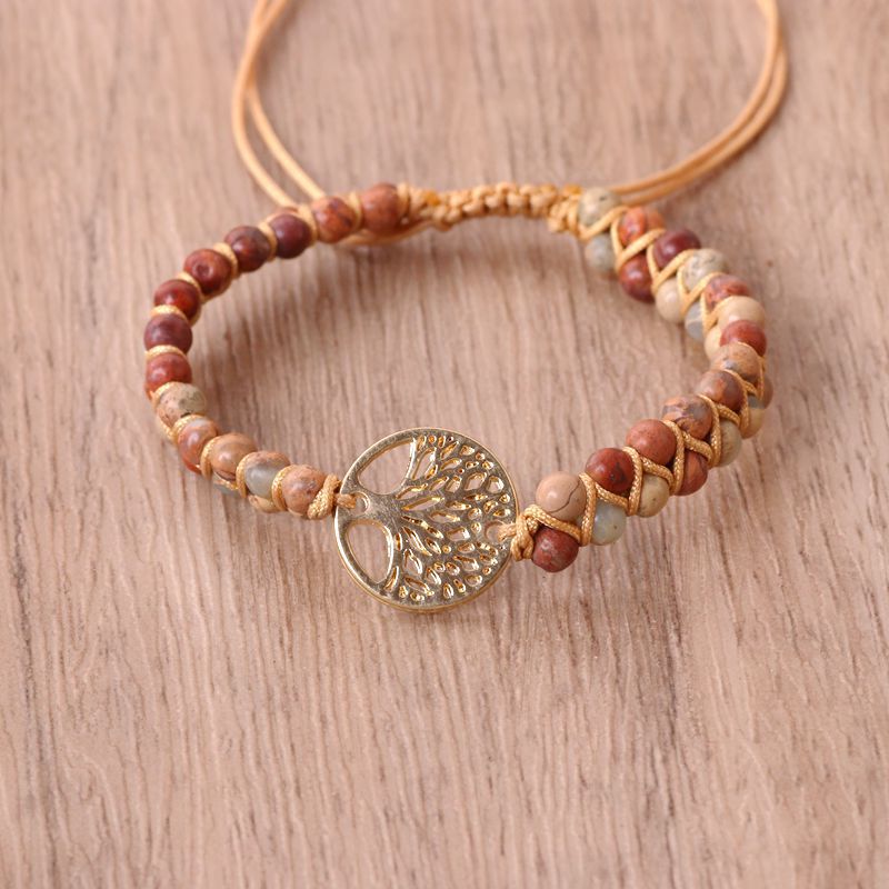Natural Agate Beads, Hand-woven Yoga Friendship Lover Bracelet | Luxury Home Accessories | Heulog Glow