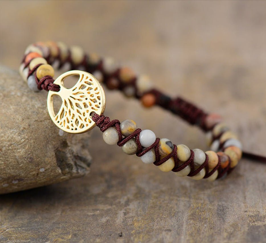 Natural Agate Beads, Hand-woven Yoga Friendship Lover Bracelet | Luxury Home Accessories | Heulog Glow