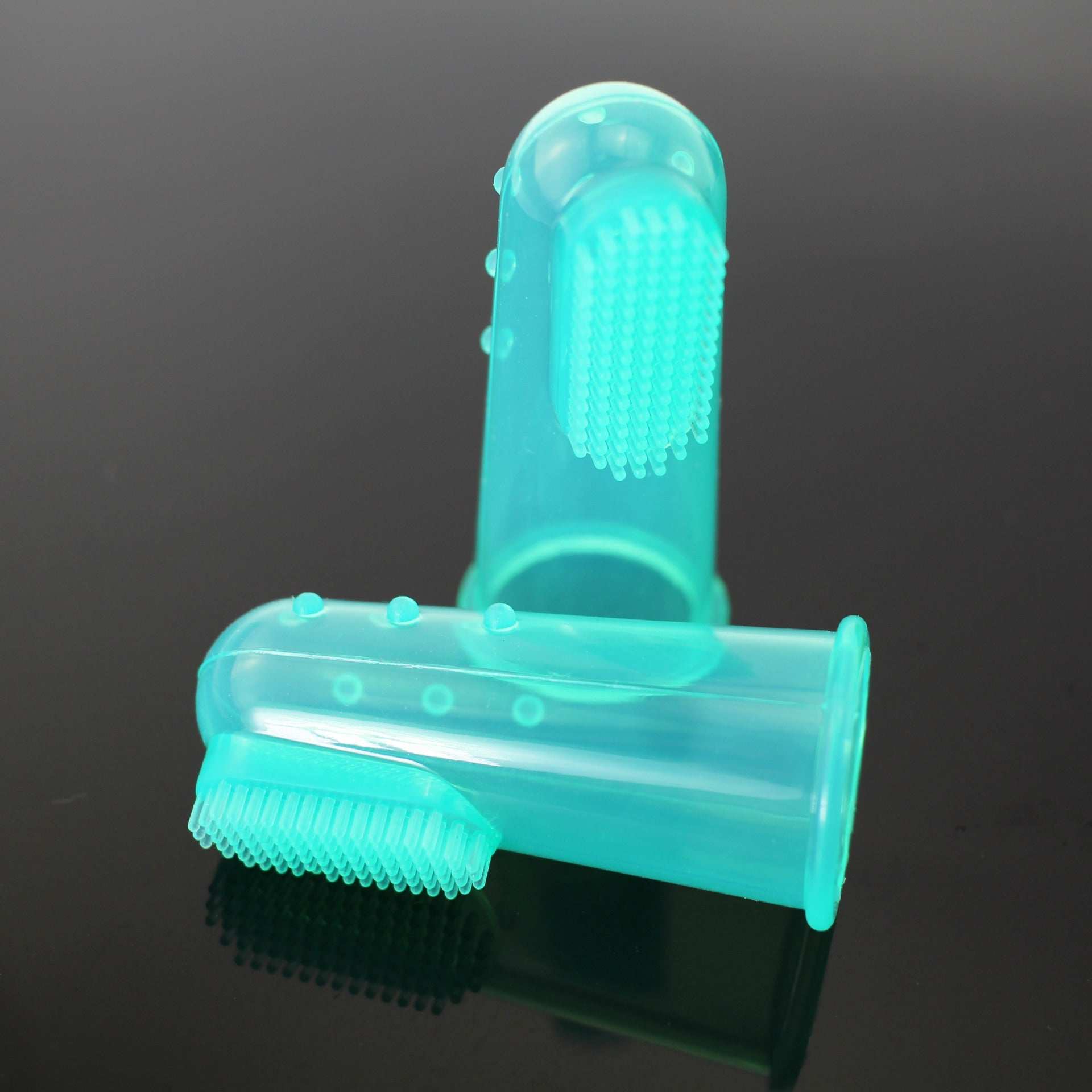 Natural silicone finger toothbrush | Luxury Home Accessories | Heulog Glow