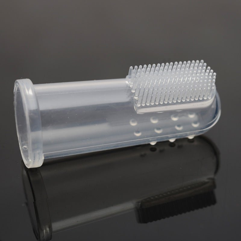 Natural silicone finger toothbrush | Luxury Home Accessories | Heulog Glow