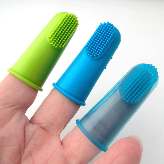 Natural silicone finger toothbrush | Luxury Home Accessories | Heulog Glow