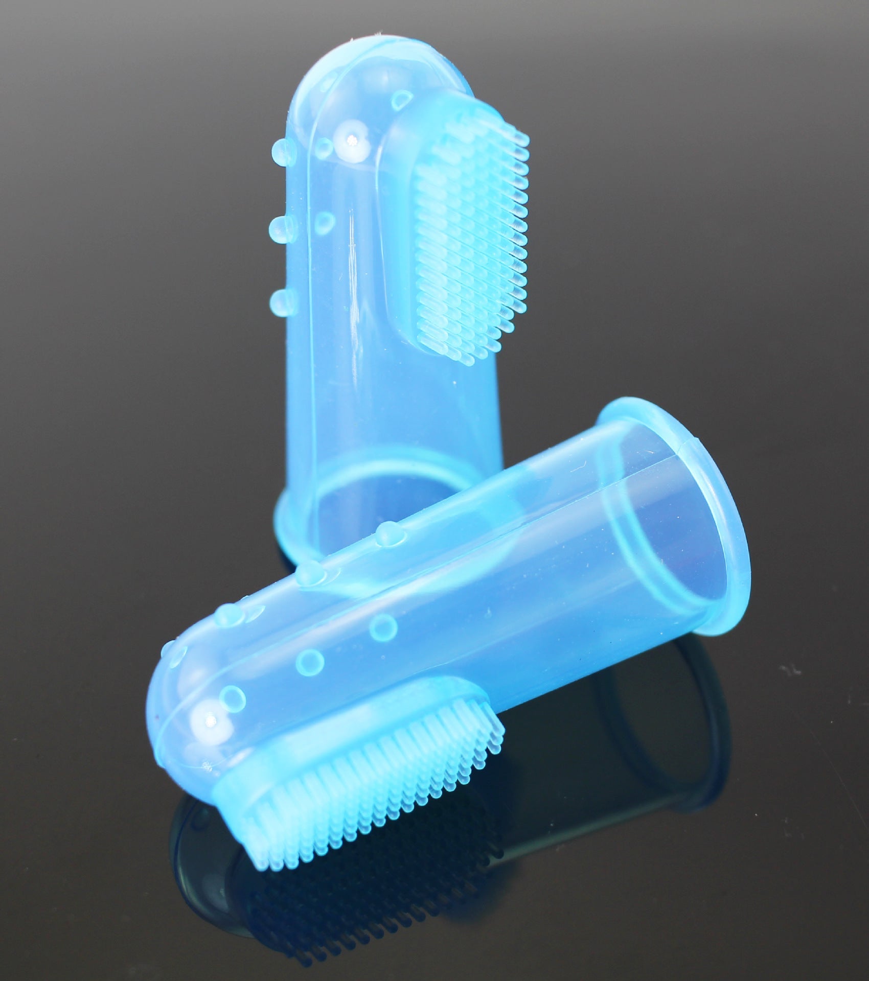 Natural silicone finger toothbrush | Luxury Home Accessories | Heulog Glow