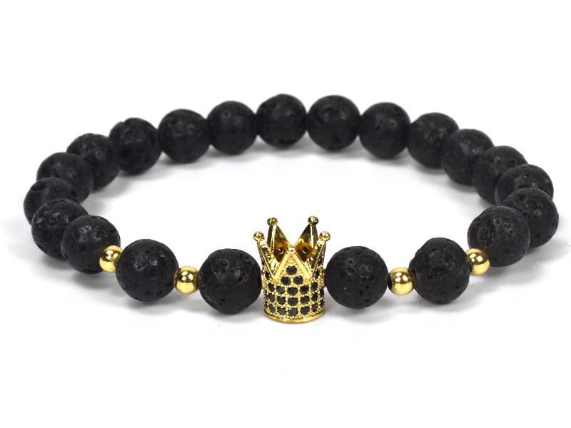 Natural Stone Owl Head Yoga Bracelet | Luxury Home Accessories | Heulog Glow