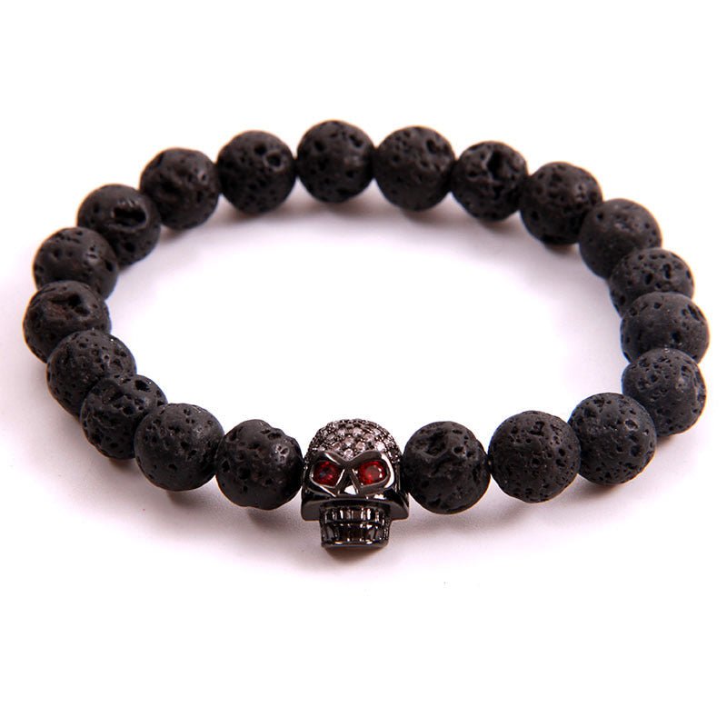Natural Stone Owl Head Yoga Bracelet | Luxury Home Accessories | Heulog Glow