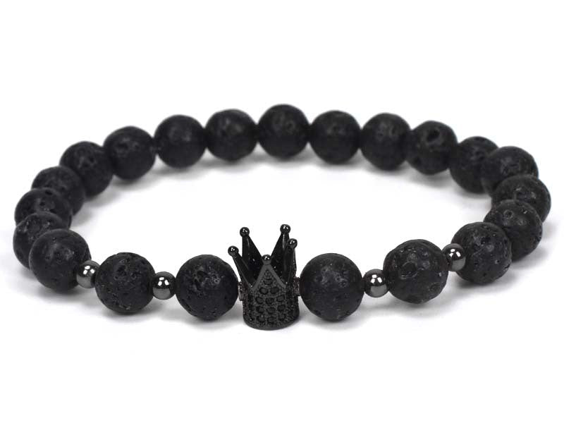 Natural Stone Owl Head Yoga Bracelet | Luxury Home Accessories | Heulog Glow