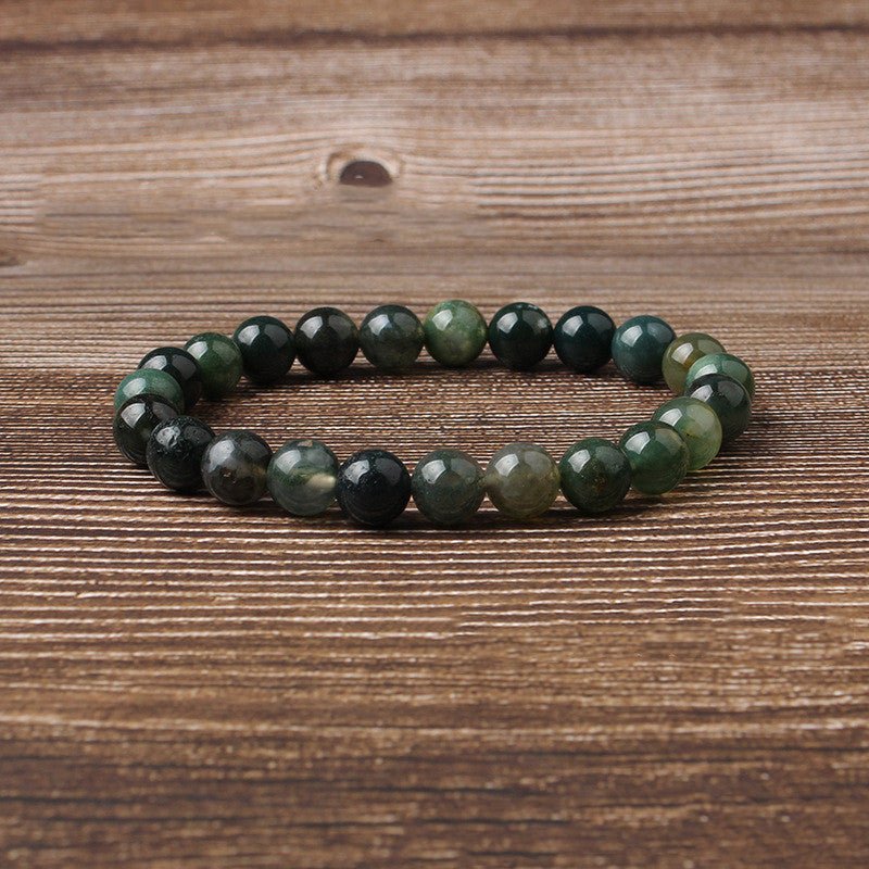 Natural water grass agate bracelet | Luxury Home Accessories | Heulog Glow