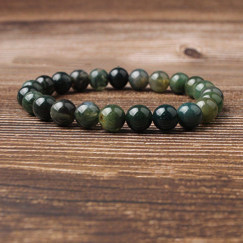 Natural water grass agate bracelet | Luxury Home Accessories | Heulog Glow