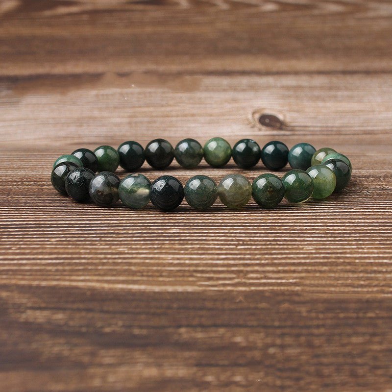 Natural water grass agate bracelet | Luxury Home Accessories | Heulog Glow