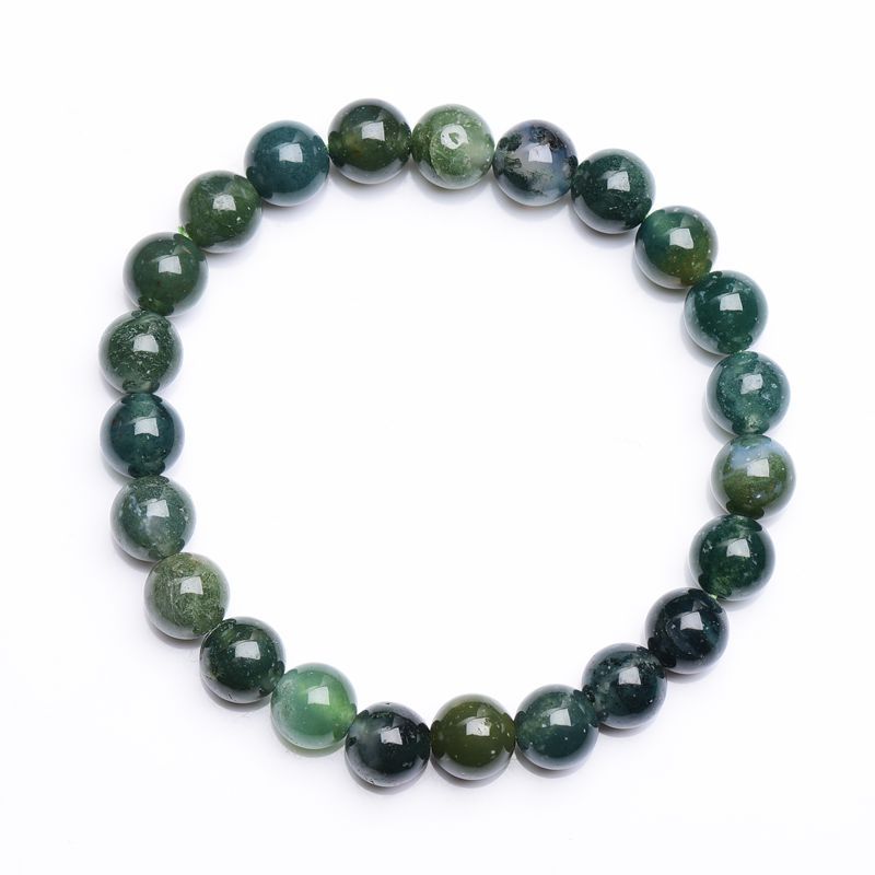 Natural water grass agate bracelet | Luxury Home Accessories | Heulog Glow