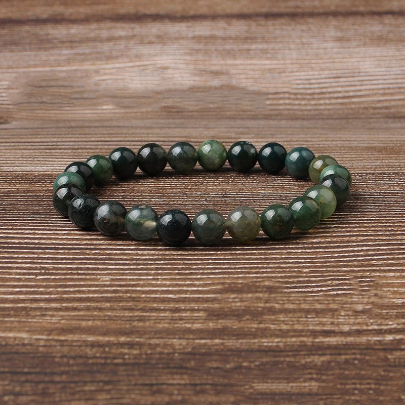 Natural water grass agate bracelet | Luxury Home Accessories | Heulog Glow