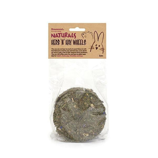 Naturals Herb 'n' Hay Wheel 2pc | Luxury Home Accessories | Heulog Glow
