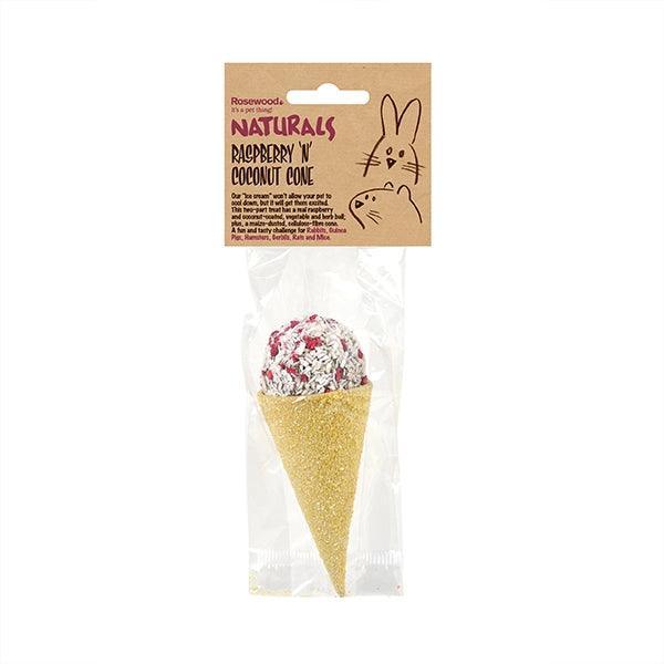 Naturals Rasbery 'n' Coconut Cone 6x70g | Luxury Home Accessories | Heulog Glow
