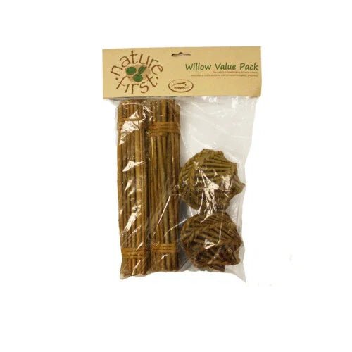 Nature First Willow Value Pack - 2 Sticks / 2 Small Balls | Luxury Home Accessories | Heulog Glow