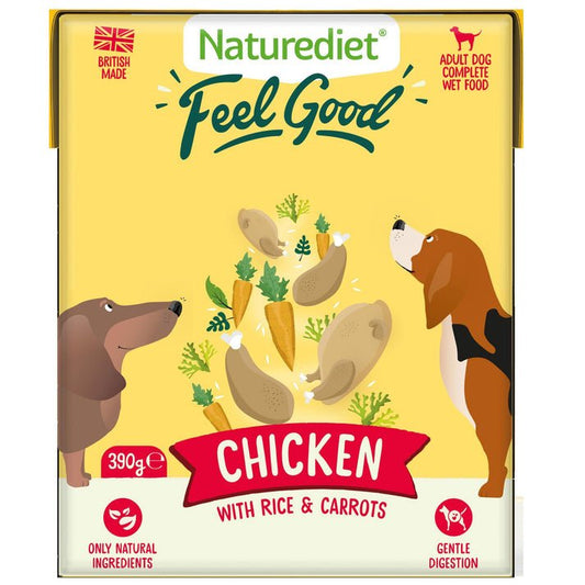 Naturediet Feel Good Chicken 390g | Luxury Home Accessories | Heulog Glow