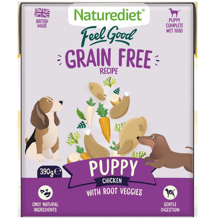 Naturediet Feel Good Grain Free Puppy 390g | Luxury Home Accessories | Heulog Glow