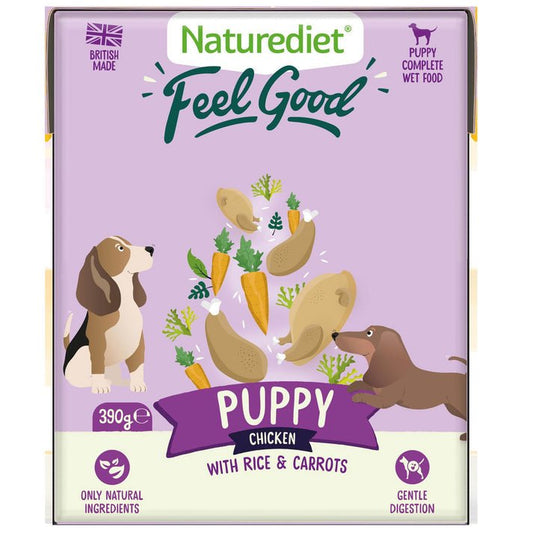 Naturediet Feel Good Puppy 390g | Luxury Home Accessories | Heulog Glow