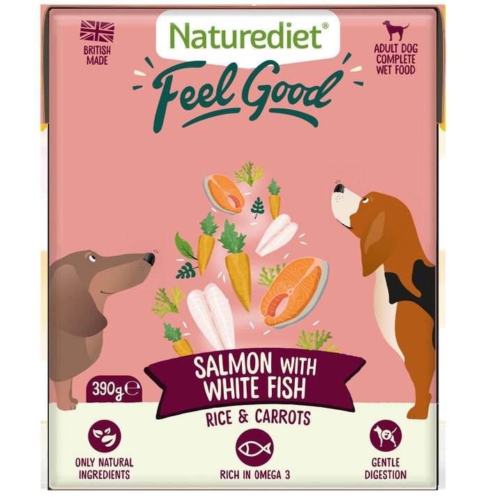 Naturediet Feel Good Salmon 390g | Luxury Home Accessories | Heulog Glow
