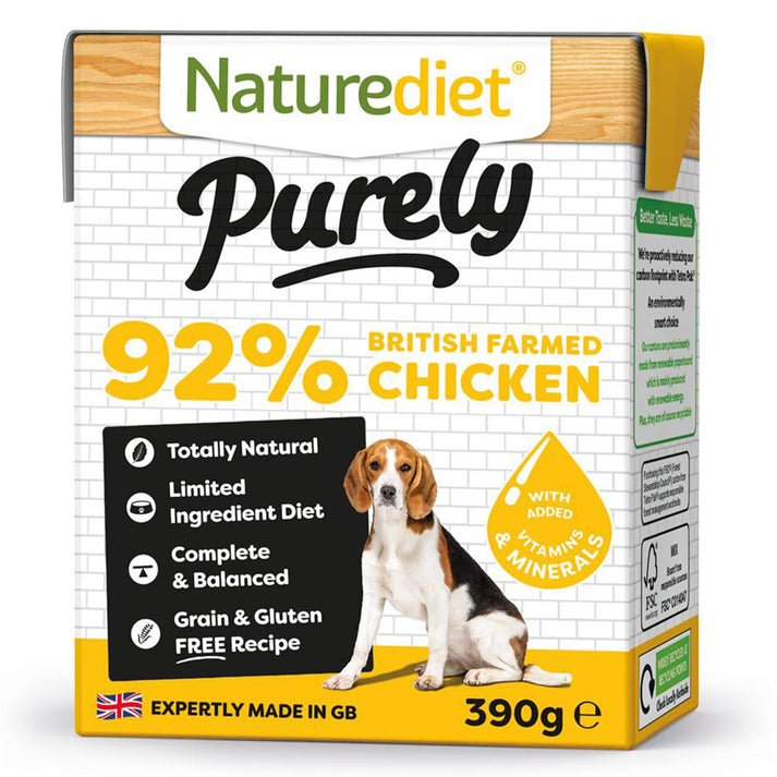 Naturediet Purely Chicken 390g | Luxury Home Accessories | Heulog Glow