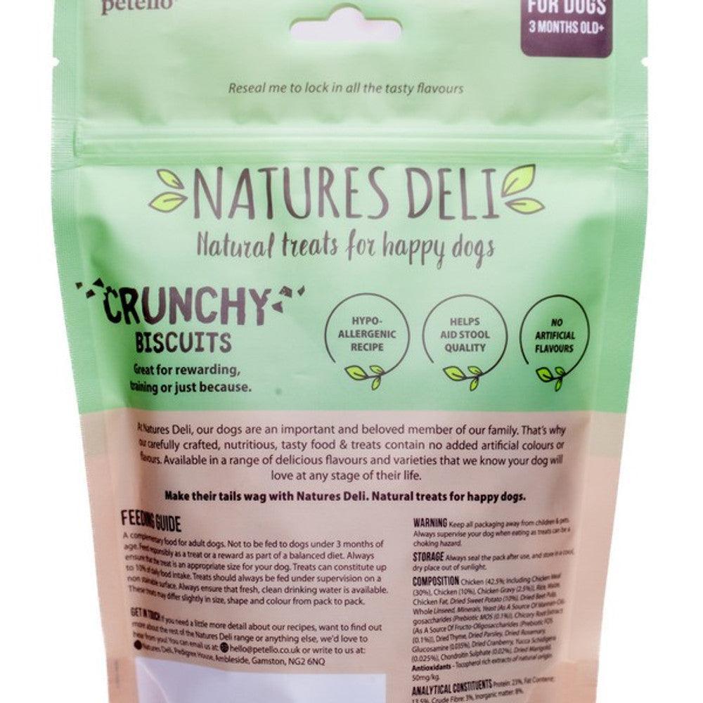 Natures Deli Crunchy Biscuit Chicken With Sweet Potato 225g | Luxury Home Accessories | Heulog Glow