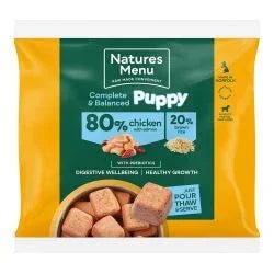 Natures Menu 80/20 Puppy Chicken & Salmon Nuggets Frozen, 1kg | Luxury Home Accessories | Heulog Glow