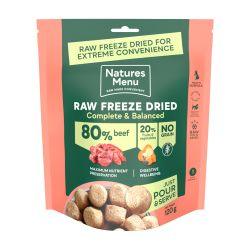 Natures Menu Complete Freeze Dried Food 80/20 Beef, 120g | Luxury Home Accessories | Heulog Glow