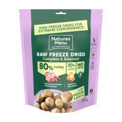 Natures Menu Complete Freeze Dried Food 80/20 Turkey, 250g | Luxury Home Accessories | Heulog Glow