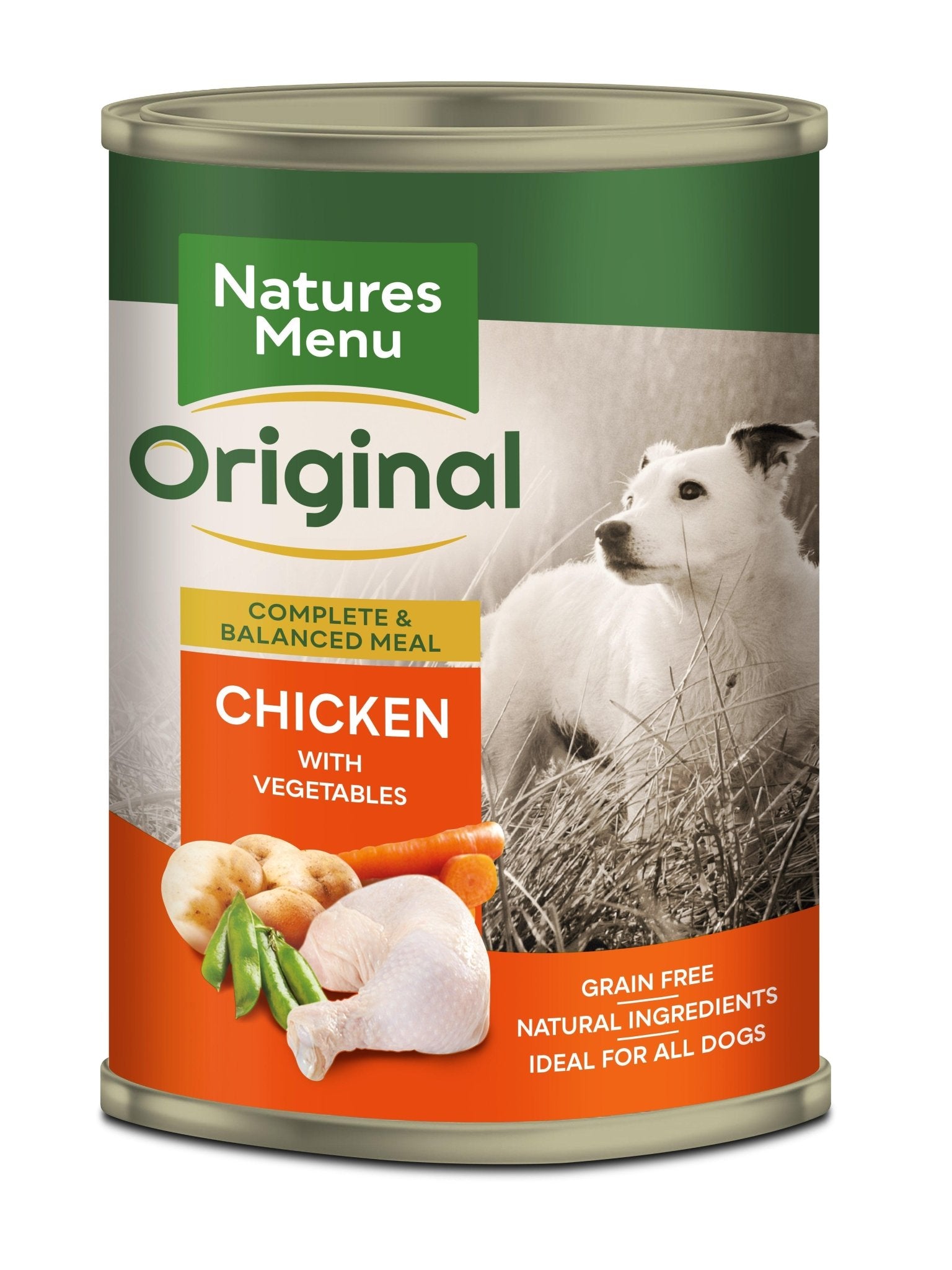 Natures Menu Dog Tins Chicken & Veg 12x400g | Luxury Home Accessories | Heulog Glow