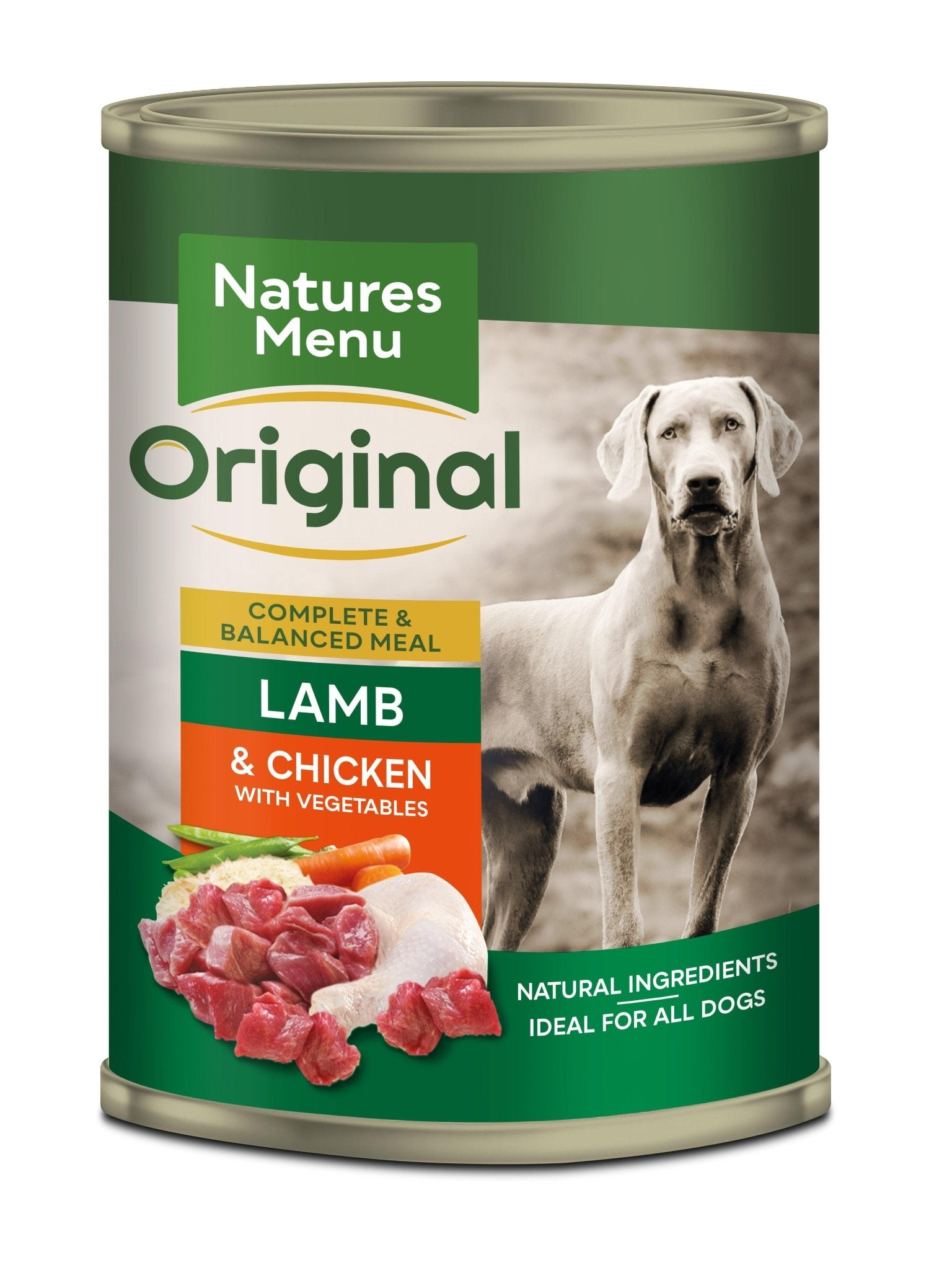 Natures Menu Dog Tins Lamb&Chicken 12x400g | Luxury Home Accessories | Heulog Glow