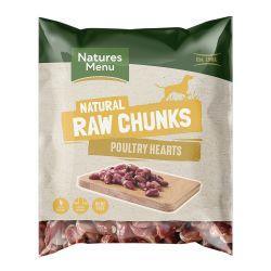 Natures Menu Natural Raw Poultry Heart Chunks, 1kg | Luxury Home Accessories | Heulog Glow