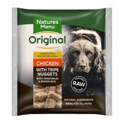 Natures Menu Original Chicken with Tripe Nuggets with Vegetables & Brown Rice, 1kg | Luxury Home Accessories | Heulog Glow