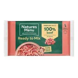 Natures Menu Raw Freeflow Beef Mince, 2kg | Luxury Home Accessories | Heulog Glow