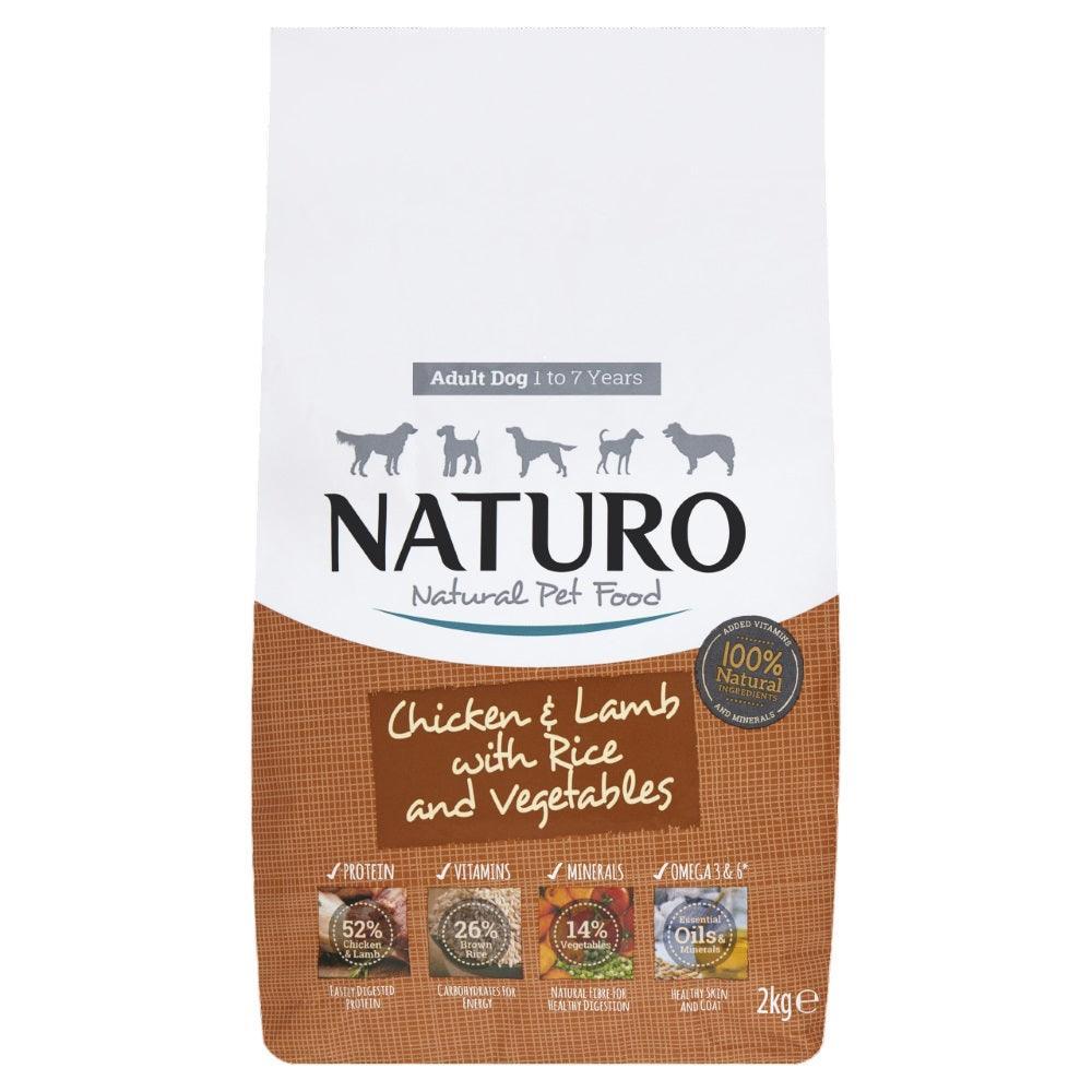 Naturo Adult Chicken & Lamb with Rice & Veg 2kg | Luxury Home Accessories | Heulog Glow