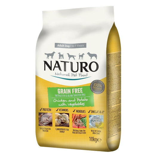 Naturo Adult Chicken with Potato & Veg 10kg | Luxury Home Accessories | Heulog Glow