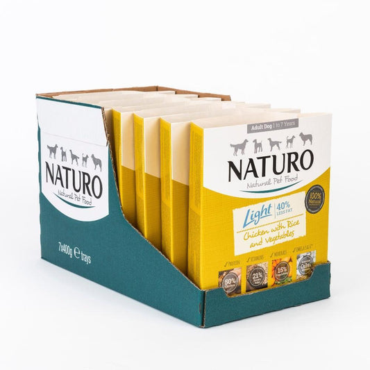 Naturo Adult Light Chicken with Rice & Veg Tray 400g | Luxury Home Accessories | Heulog Glow