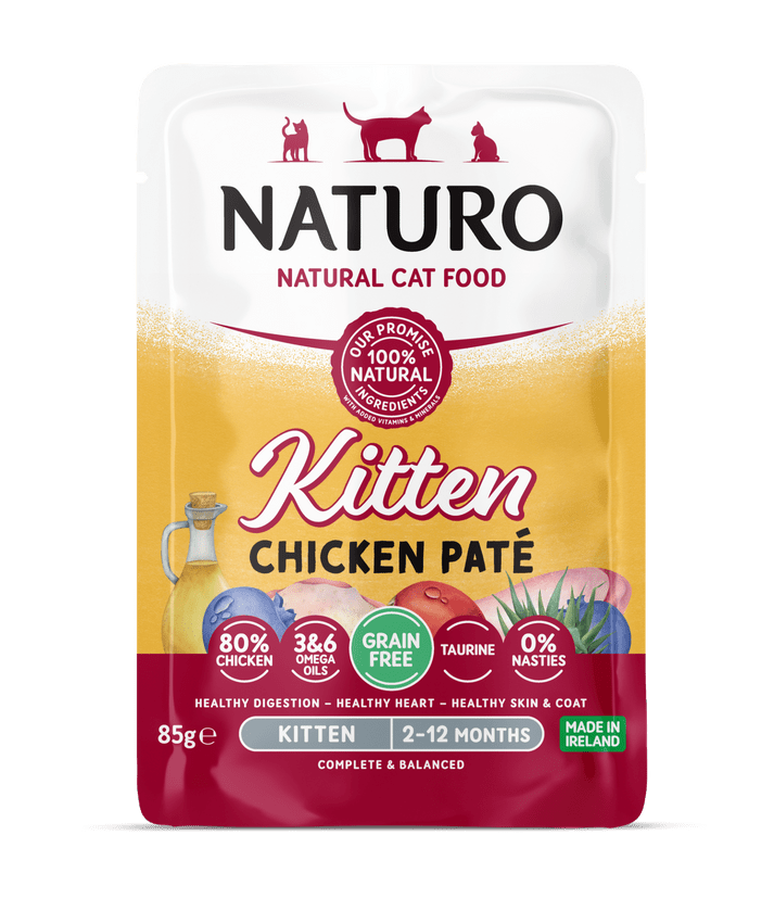 Naturo Kitten Chicken Paté Pouch 85g | Luxury Home Accessories | Heulog Glow