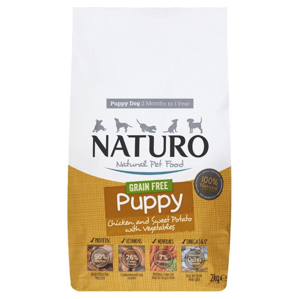 Naturo Puppy Grain Free Chicken with Sweet Potato & Veg 2kg | Luxury Home Accessories | Heulog Glow