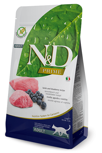 N&D Prime Cat Lamb & Blueberry Adult 5 Kg | Luxury Home Accessories | Heulog Glow