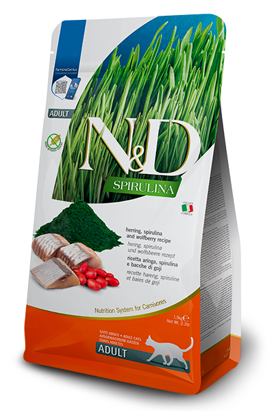 N&D Spirulina Herring Cat Adult 1.5 Kg | Luxury Home Accessories | Heulog Glow