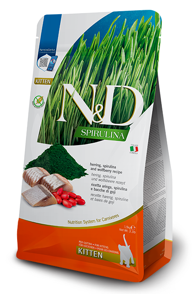 N&D Spirulina Herring Kitten 1.5 Kg | Luxury Home Accessories | Heulog Glow