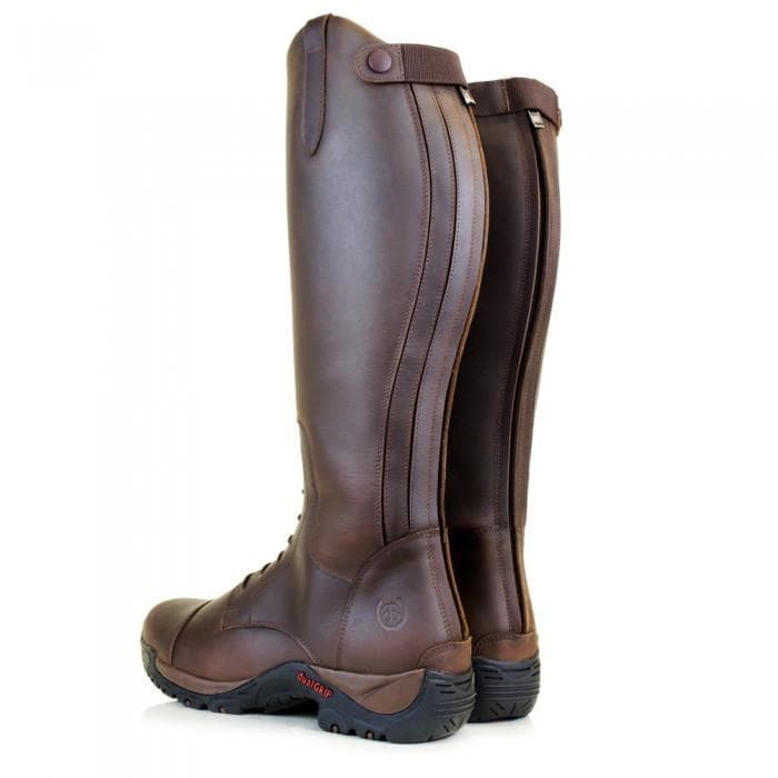 Nebraska Wool-lined Long Riding Boots - Brown | Luxury Home Accessories | Heulog Glow